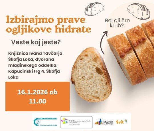 delavnica Izbirajmo prave ogljikove hidrate