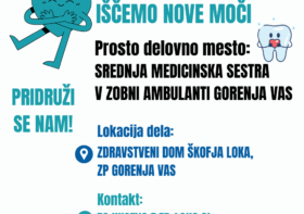iščemo nove moči, oglas, srednja medicinska sestra